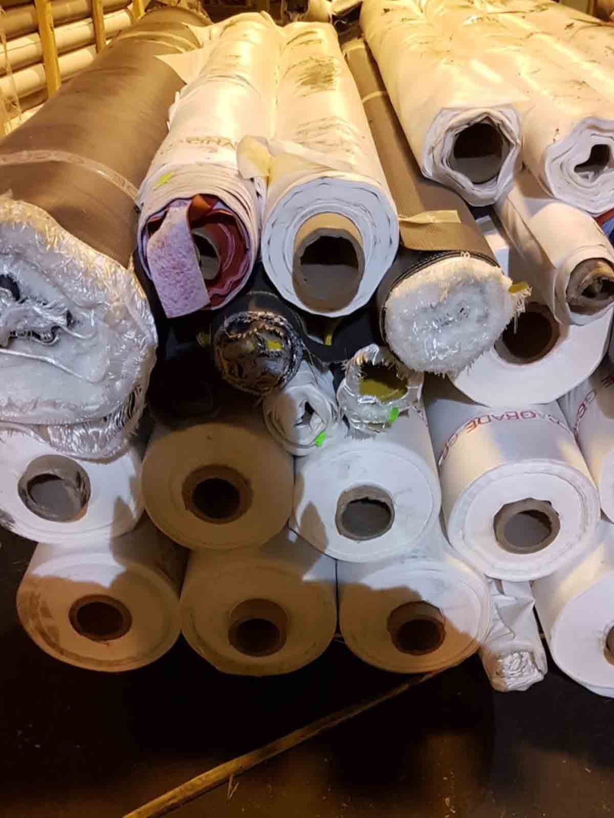 Stocklot Of Coated Fabric  waste management