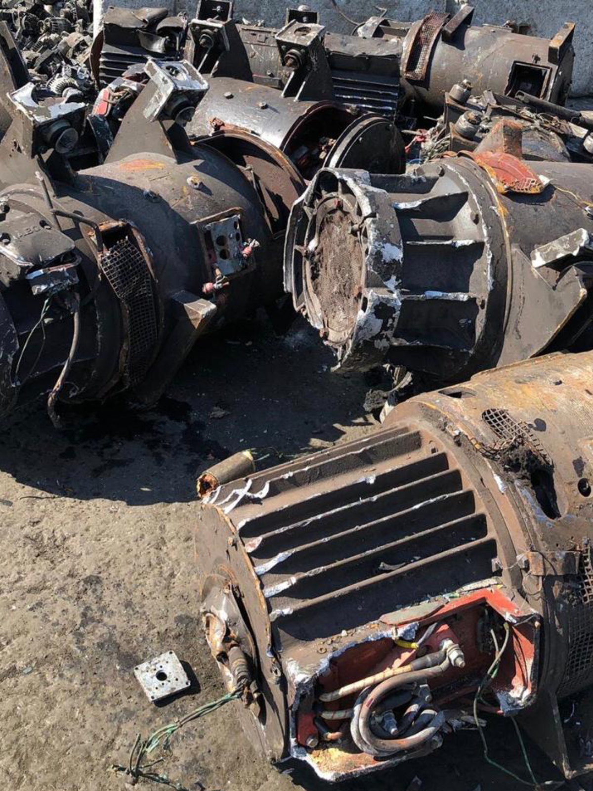 Train Motor Scrap In Iceland