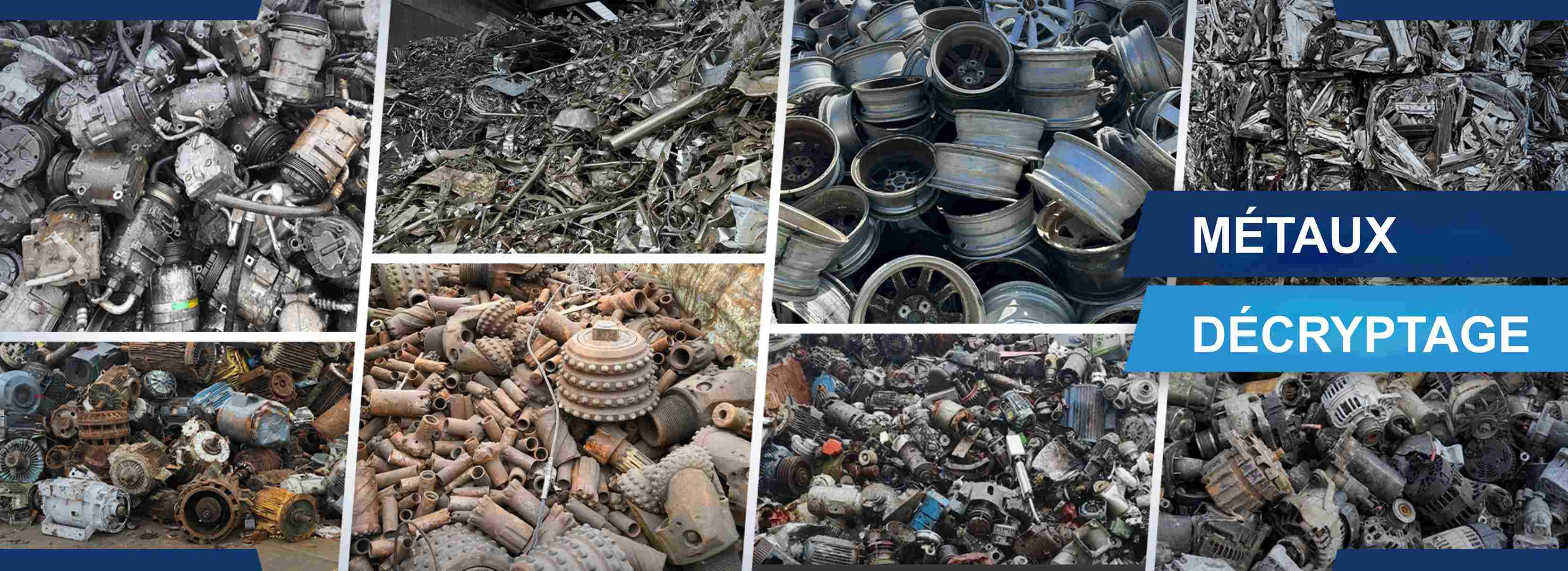 Ferraille de métaux