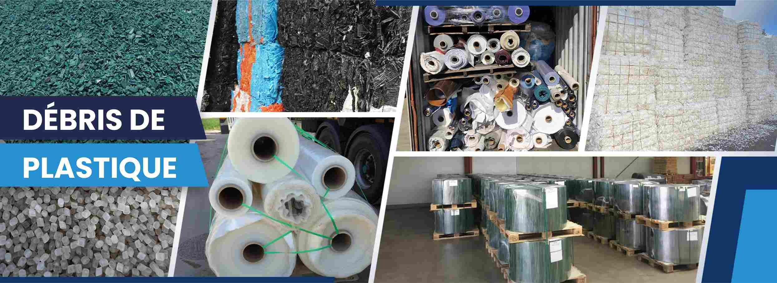Débris de plastique