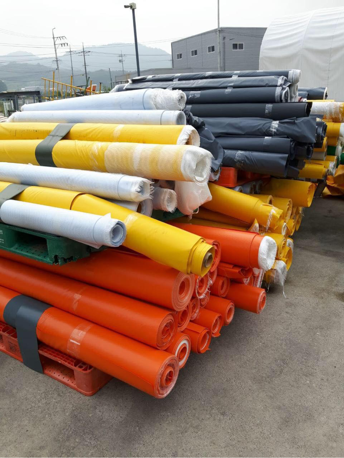 Stocklot Of PVC Laminated Fabric  suppliers