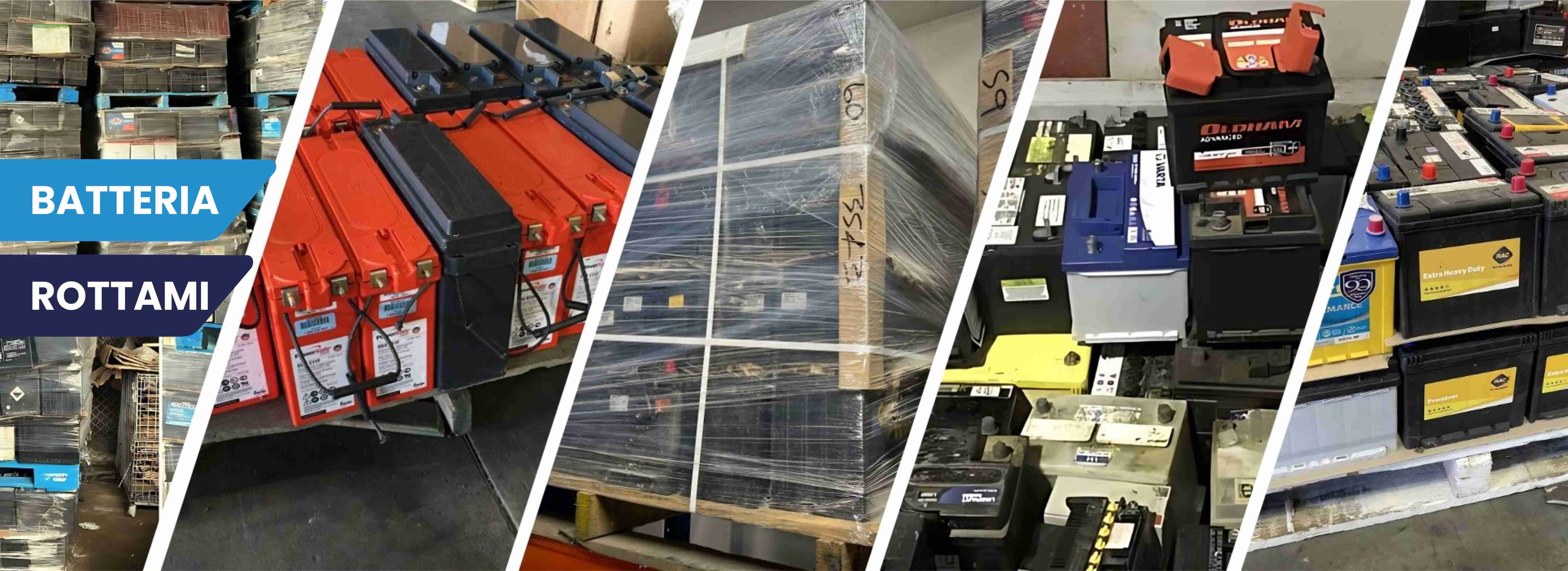 Rottami di batterie