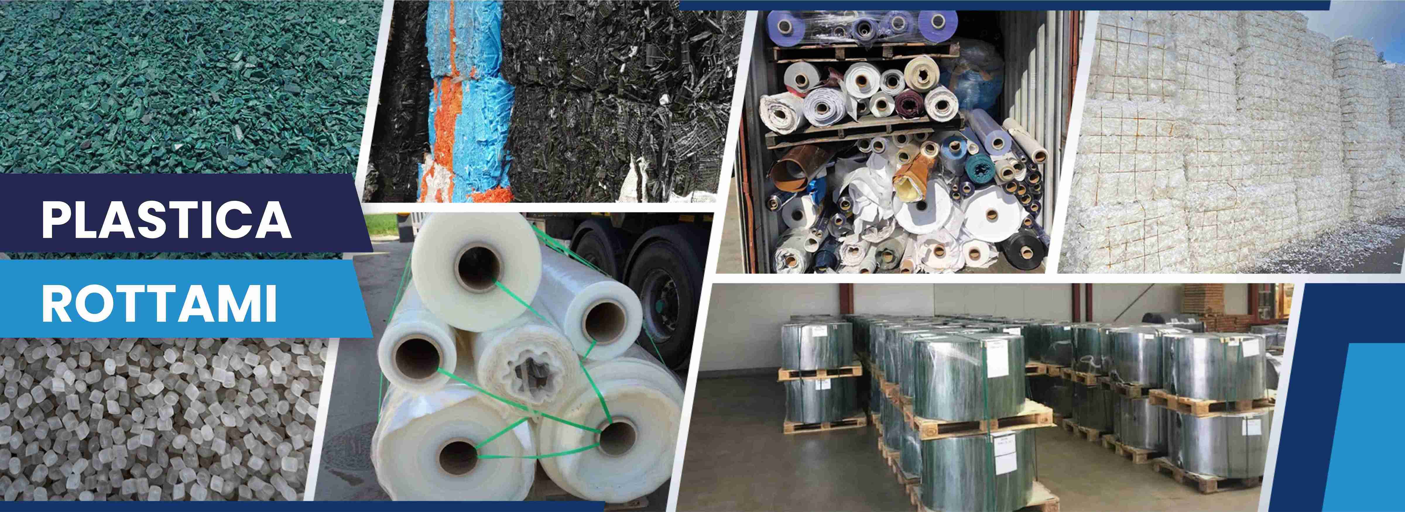Rottami di plastica