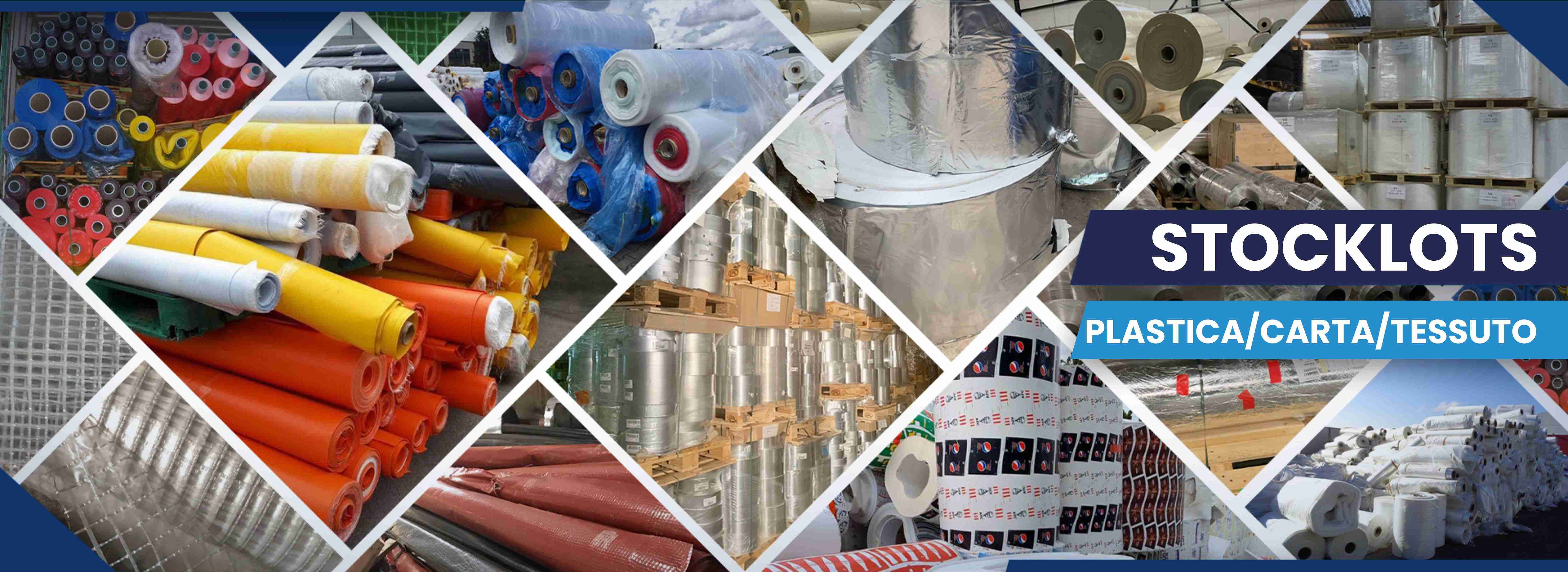 Lotti di stock Plastica/carta/tessuto