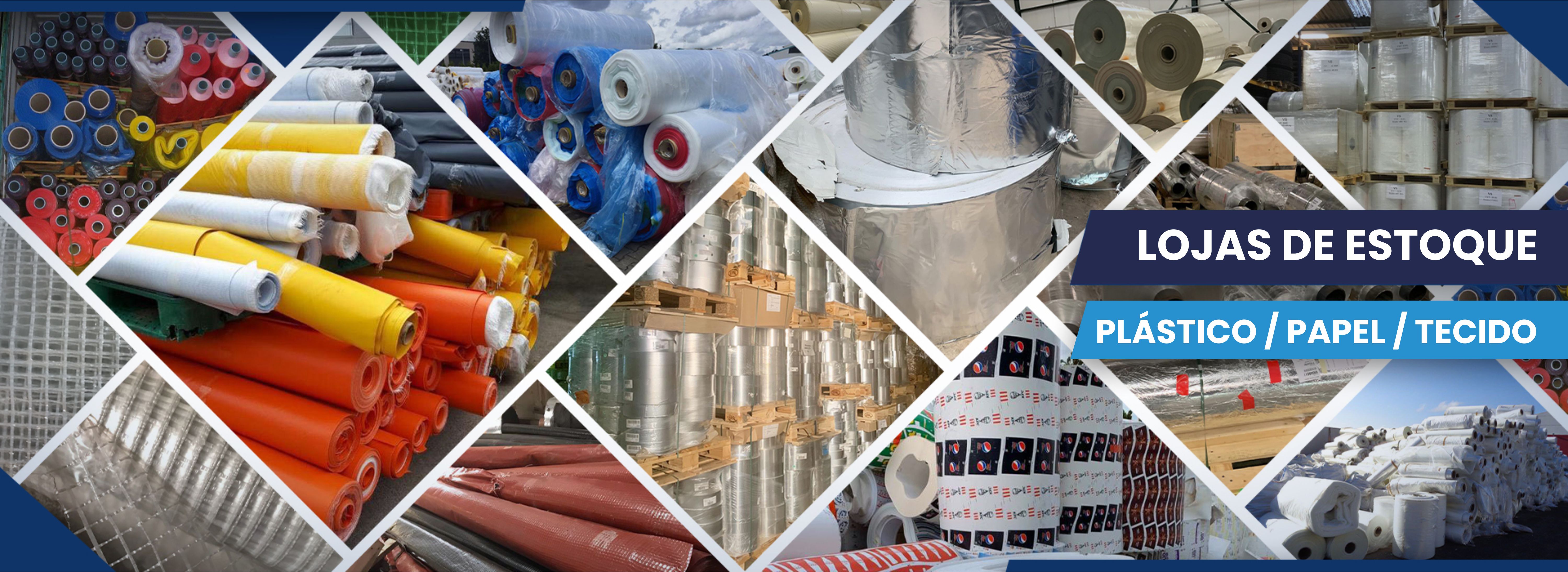 Lotes de estoque Plástico/Papel/Tecido